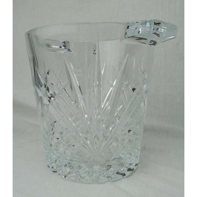 Cut Crystal Ice Bucket W/ Handles Chairish