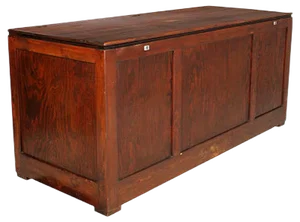 Large Mid-Century Pine Trunk, 1950s