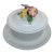 Vintage Italian Trompe L’Oeil Pansy Casserole Dish With Matching Oval Underplate For Sale