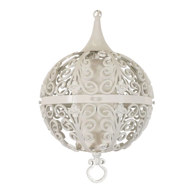 Enameled Metal Moroccan Style Pendant For Sale