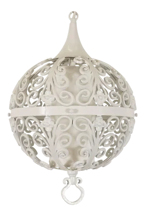 Enameled Metal Moroccan Style Pendant