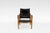 Rud Rasmussen Vintage Safari Lounge Chair in Black Leather by Kaare Klint for Rud Rasmussen, 1960s For Sale - Image 4 of 7