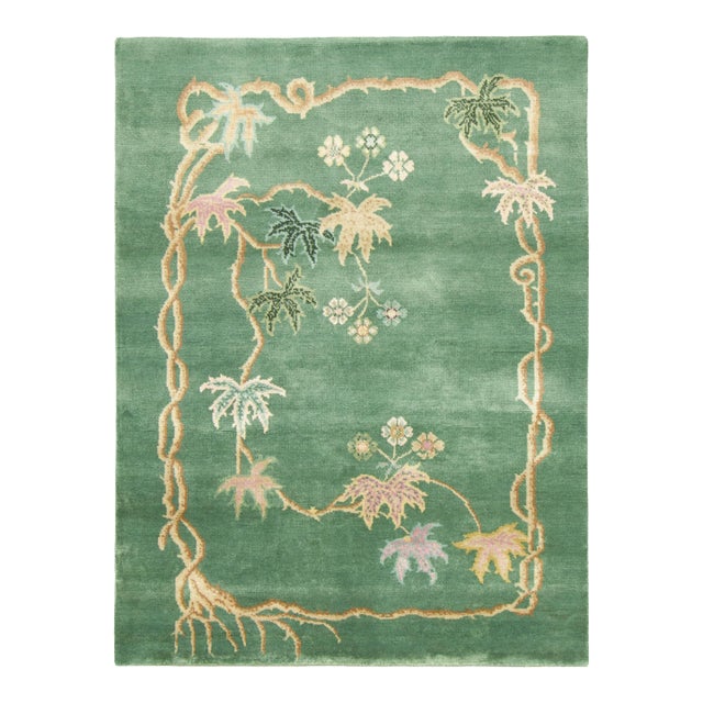 Contemporary Chinese Deco Style Wool Rug by Rug & Kilim, India For Sale