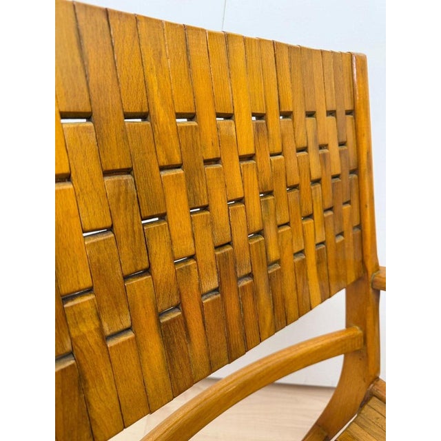 Gelenka Armchairs in Solid Beech Wood, Germany, 1950, Set of 2 For Sale - Image 9 of 18