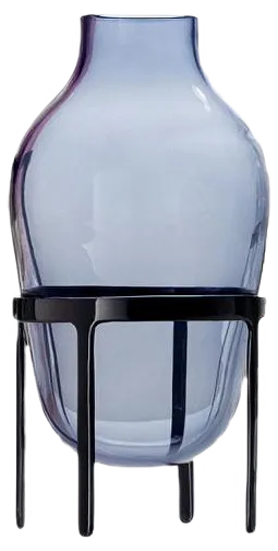Small Titus III Blue Glass Vase by Jaime Hayon for Paola C.