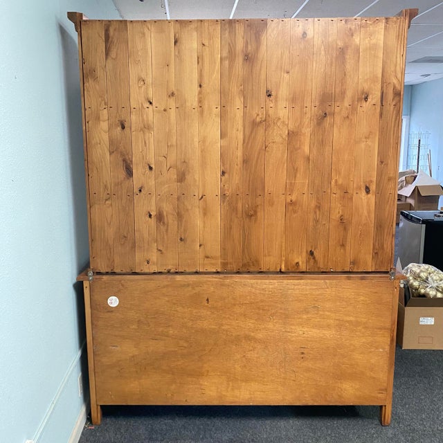 Sideboard Hutch Cupboard - Two Piece For Sale In Sacramento - Image 6 of 13