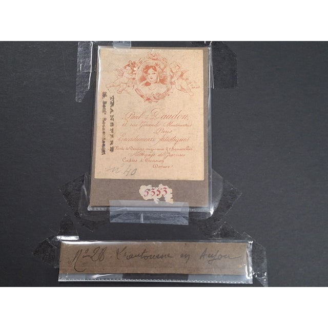 Paul Lecomte (1877-1950, French) Fall Watercolor Landscape Painting For Sale - Image 9 of 10