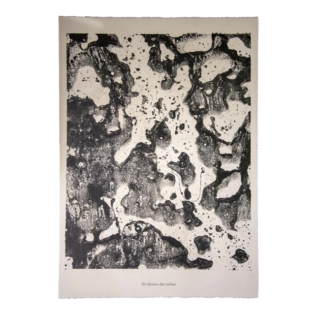 Jean Dubuffet, L'écume des Roches, Original Lithograph, 1959 For Sale