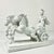 1970s 1970s Vintage Roman Empire Hellenistic Charioteer and Two Horse Chariot Plaster Sculpture. For Sale - Image 5 of 13