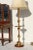 1960s 1960s Hollywood Regency Brass Floor Lamp with Shade For Sale - Image 5 of 14