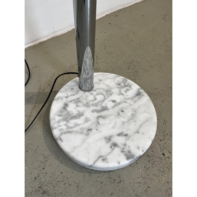 Gray Arc 5-Arm Floor Lamp attributed to Cottex, Sweden, 1970s For Sale - Image 8 of 10