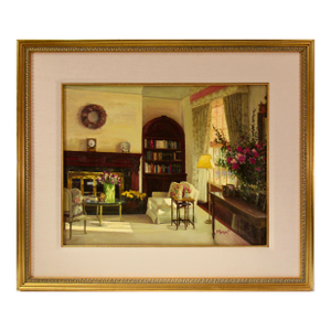 Douglas Paul Morgan Interior With Bouquet C. 2000 Painting