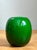 Vintage Signed Emerald Green Glass Vase For Sale - Image 4 of 15