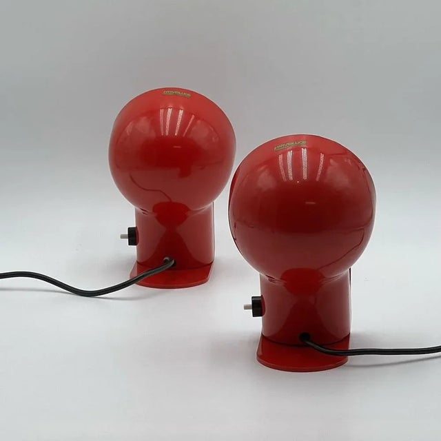 Panda Table Lamps by Ambrogio Pozzi for Harveiluce, 1970s, Set of 2 For Sale - Image 6 of 11