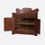 Antique Carved Walnut 2-Door 2-Drawer Washstand With Backsplash Circa 1900 For Sale - Image 9 of 16