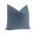 Contemporary 22" Periwinkle Designer Velvet Pillows - a Pair For Sale - Image 3 of 4