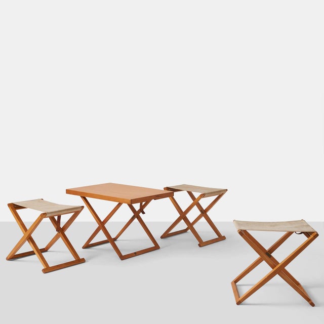 1960s Folding Beach Table by Mogens Koch for Rud Rasmussen For Sale - Image 13 of 13