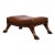 Theodore Alexander Regency Style Leather Footstool Ottoman For Sale