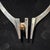 For your consideration, a vintage Mexican modernist sterling silver collar necklace, often referred to as a torque or...