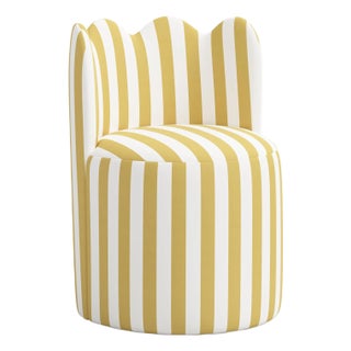 Spritely Home Nyla Dining Chair in Canopy Stripe Honey For Sale