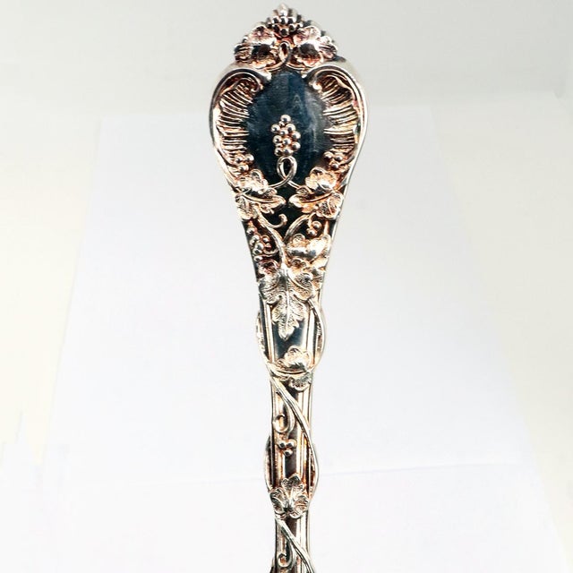 Metal French Odiot Demidoff .950 Sterling Silver Soup Ladle For Sale - Image 7 of 8