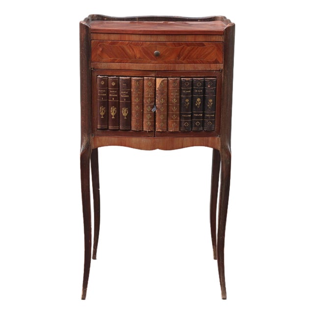 French Antique Louis XV Style Side Table Nightstand For Sale