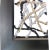 Wood 2001 "Roadmap to Chaos" Bowne, Mixed Media Sandwiched in Clear Glass Framed in Black For Sale - Image 7 of 12