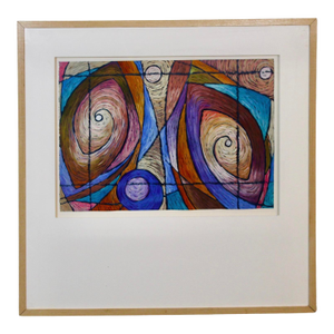 Abstract Pastel Art by Laura Pieper (1958)