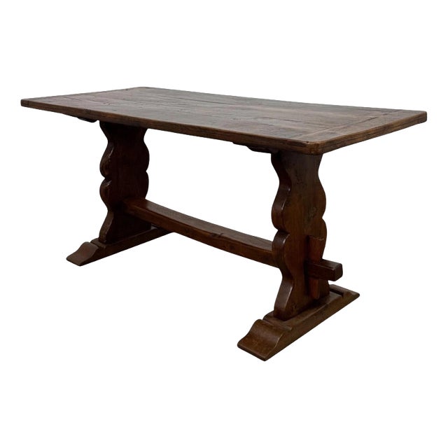 Antique English Georgian Refectory-Style Dining Table in Oak, 1700s For Sale