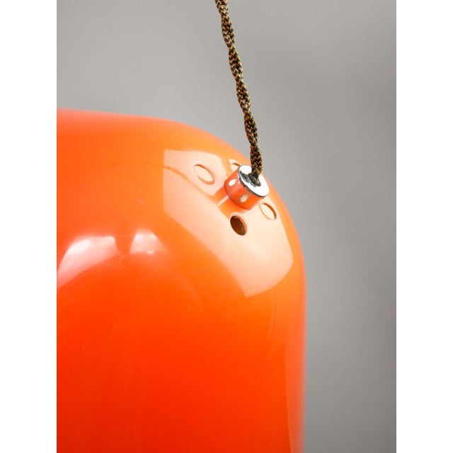 Mid-Century Modern Orange Pendant Lamp from Guzzini, 1960s For Sale - Image 10 of 18