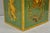 Wood Vintage Italian Venetian Decoupage Green Gold Papier Mache Wastebasket Trash Can For Sale - Image 7 of 18