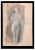 Mino Maccari, Nude of Woman, Watercolor, 1930s For Sale