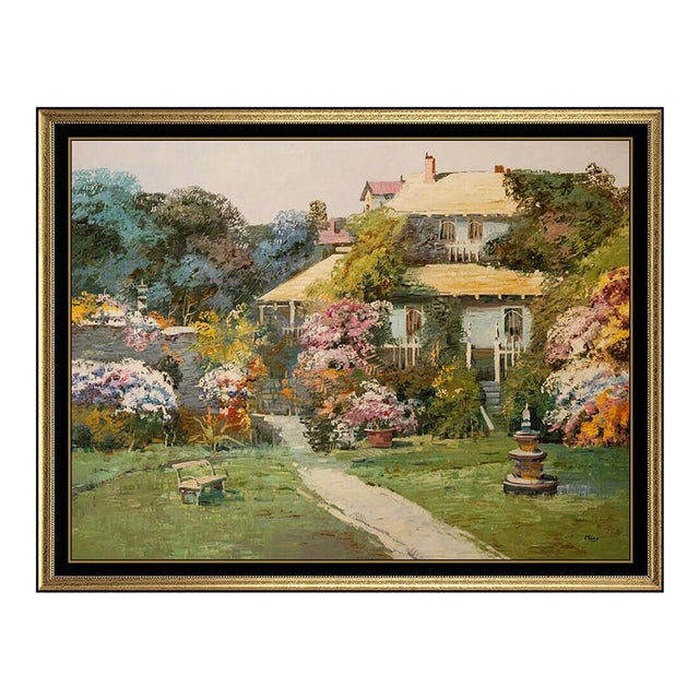 Late 20th Century The Garden Path, Ming Feng For Sale