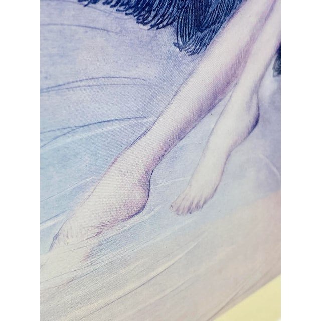 Art Deco Signed Limited Edition Etching Leda and the Swan, 1934 by Louis Icart For Sale - Image 9 of 13