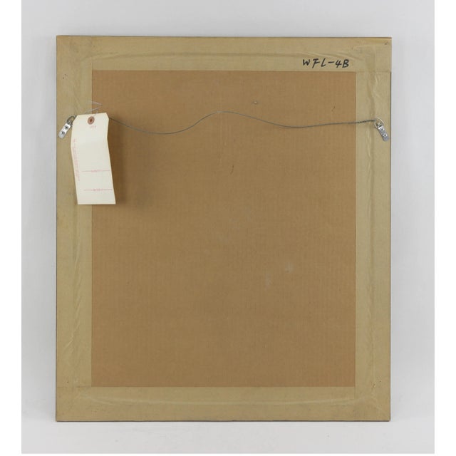 White Vintage Hand-Painted Plant Specimen Watercolor Cherry Blossom Specimen (With Frame). Signed in the Lower Right Corner For Sale - Image 8 of 10