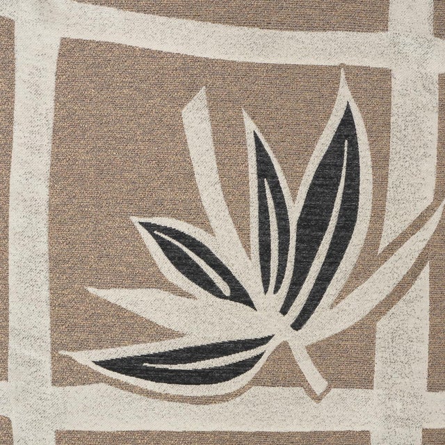 Schumacher Schumacher High Line Fabric In Metallic Brown For Sale - Image 4 of 6