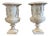 19th Century Antique Italian Marble Bacchanalian Urns Pair For Sale