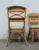 Wicker & Fabric Dining Chairs from Vivai del Sud, Italy, 1980s, Set of 4 For Sale - Image 9 of 10