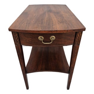 Traditional Mersman Mahogany Side Table For Sale