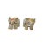 2020s Pair Chinese Ceramic Clay Beige RuYi Ingot Decor Elephant Figures For Sale - Image 5 of 5