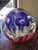 Antique Patriotic Red White and Blue Glass Door Stop For Sale - Image 12 of 12