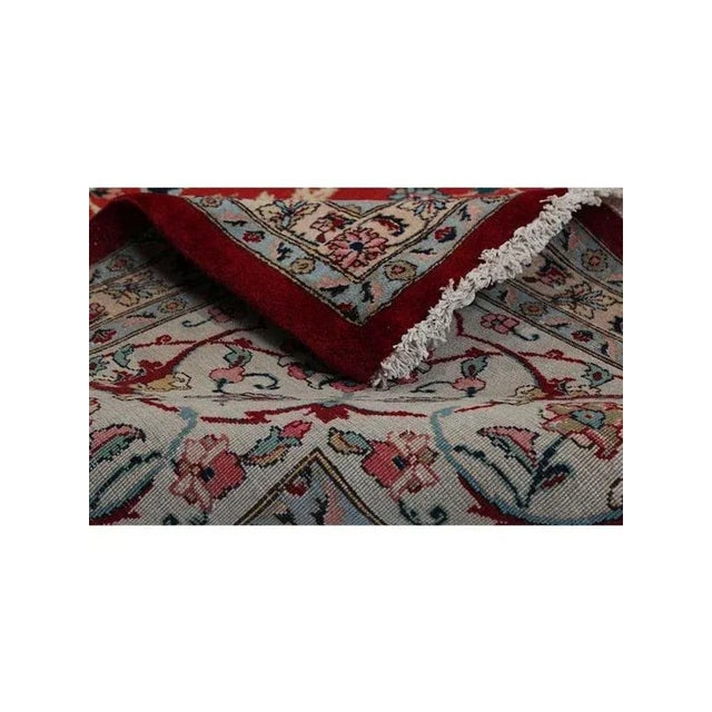 1960s Old Persian Tabriz Area Rug 11 X 14 For Sale - Image 4 of 12