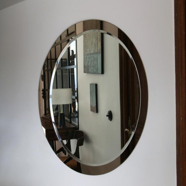 Vintage Smoked Mirror by Antonio Lupi, 1970s For Sale - Image 9 of 9