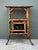 Chinoiserie Vintage Hand Painted Tortoise Bamboo Side Table For Sale - Image 3 of 12