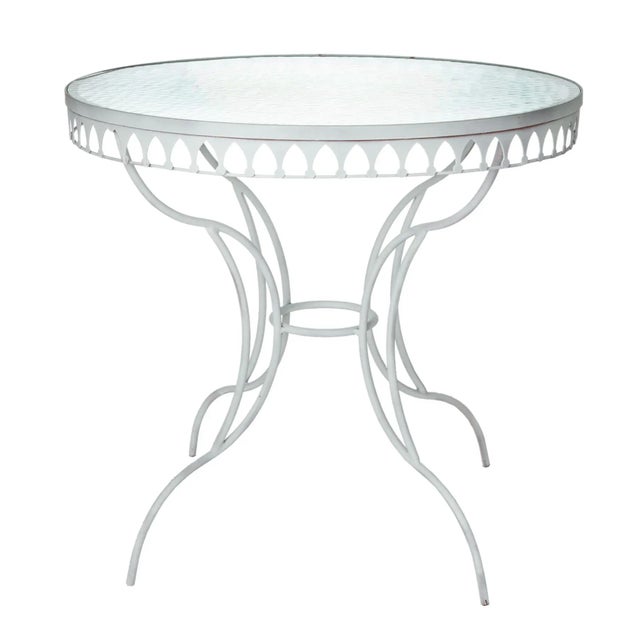 Mid-Century Modern Diminutive Moorish Style Cafe Set, 3 Pc Set For Sale - Image 3 of 9