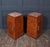 French Art Deco Bedside Tables in Amboyna and Marble, 1930s, Set of 2 For Sale - Image 10 of 15