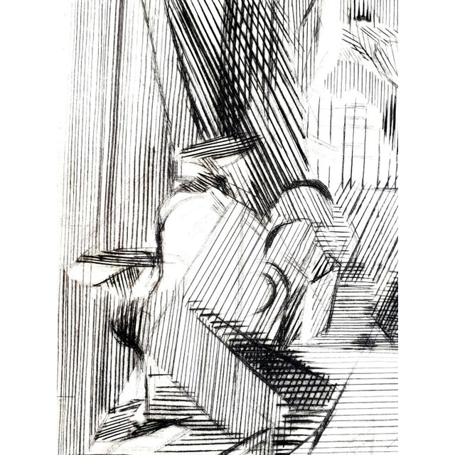 Jacques Villon - Landscape - Original Etching 1949 For Sale - Image 6 of 9