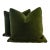 Opuzen "Nevada Mohair" in Loden 22" Pillows-a Pair For Sale