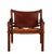Safari chair model Sirocco in good condition. Original cognac leather. Designed by Arne Norell, produced by Arne Norell AB...