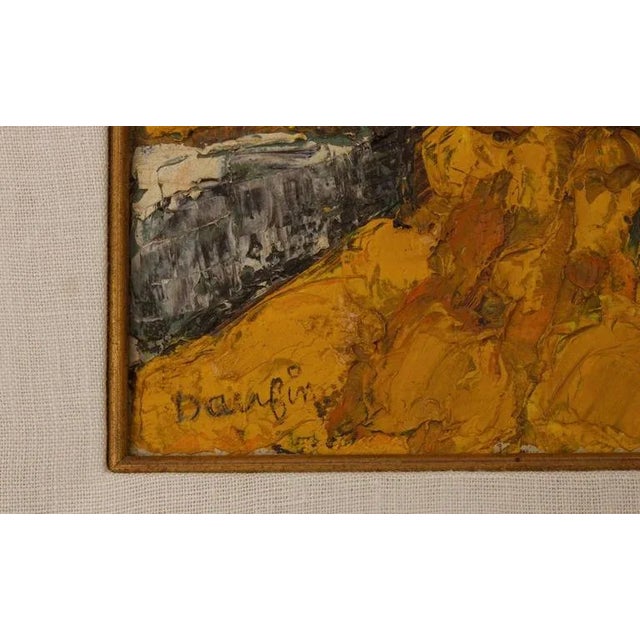 French Country Impressionist Painting by French Artist Jacques Daufin For Sale - Image 3 of 6